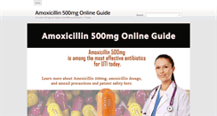 Desktop Screenshot of canamoxicillin.com