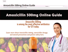 Tablet Screenshot of canamoxicillin.com